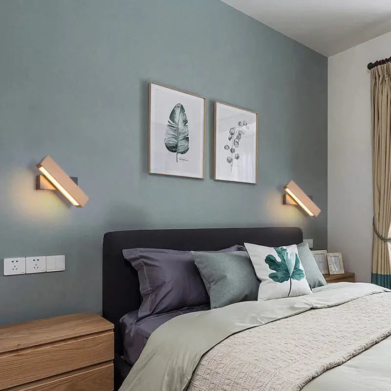 Applique Murale Design en Bois pour Chambre & Salon
