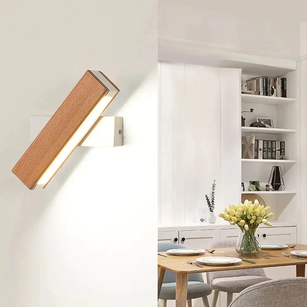 Applique Murale Design en Bois pour Chambre & Salon