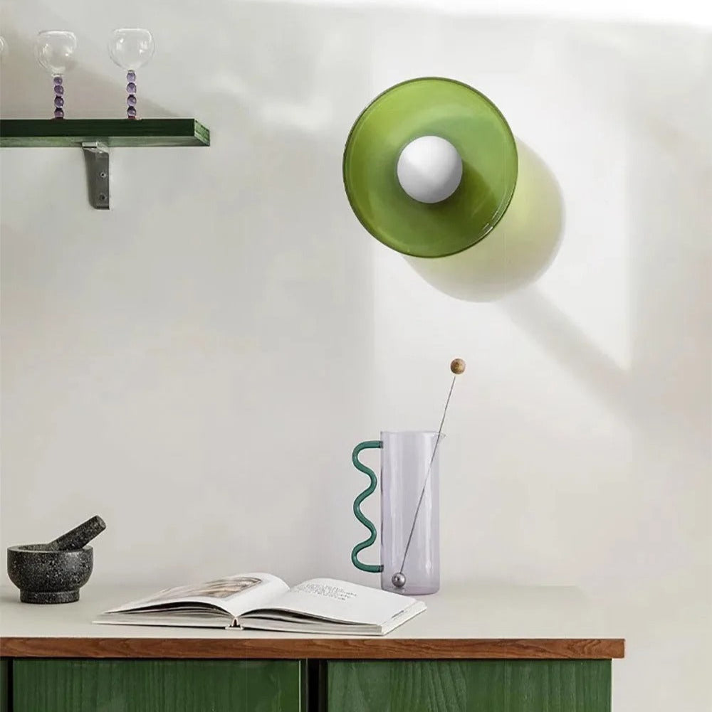 Applique Murale Design en Verre Minimaliste et Élégant