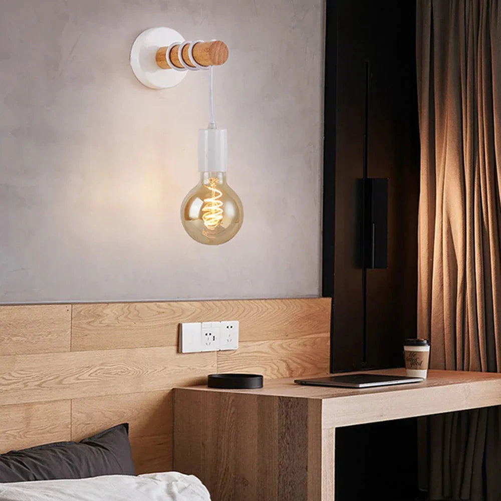 Applique Murale Design en Bois Scandinave