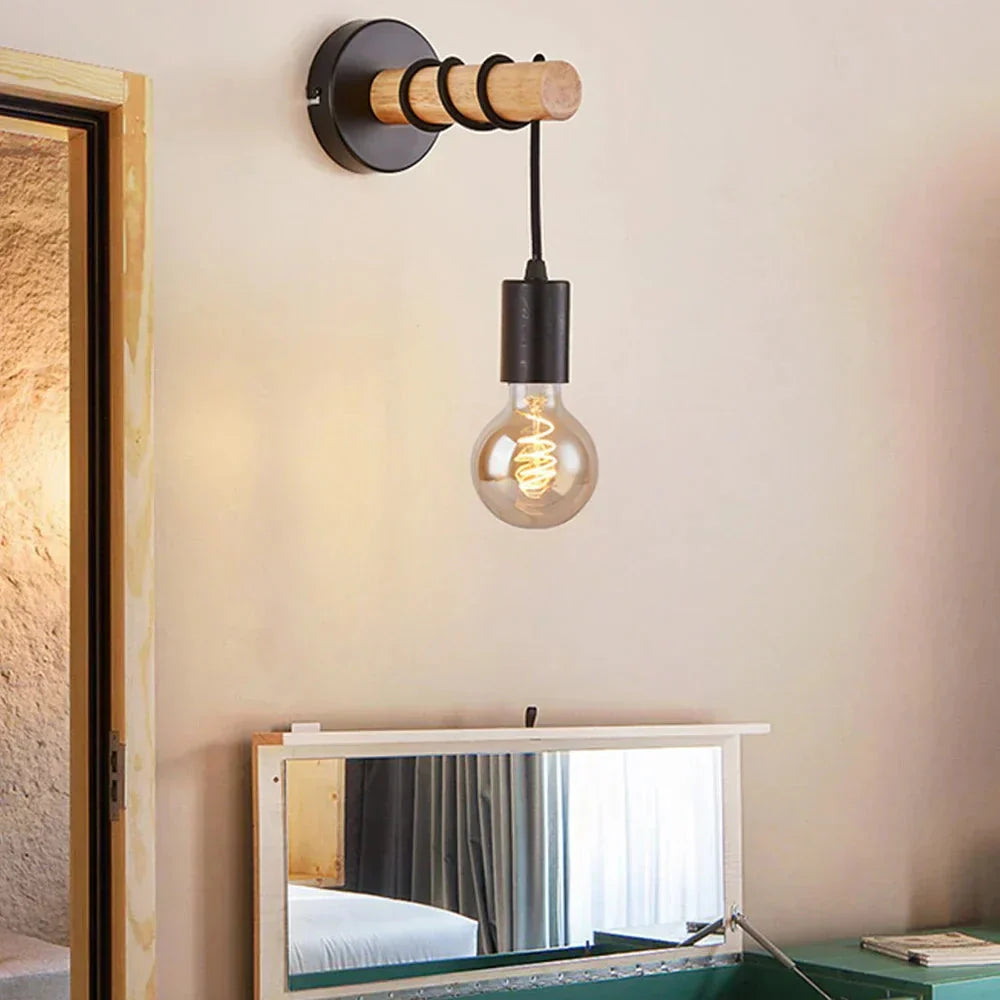 Applique Murale Design en Bois Scandinave