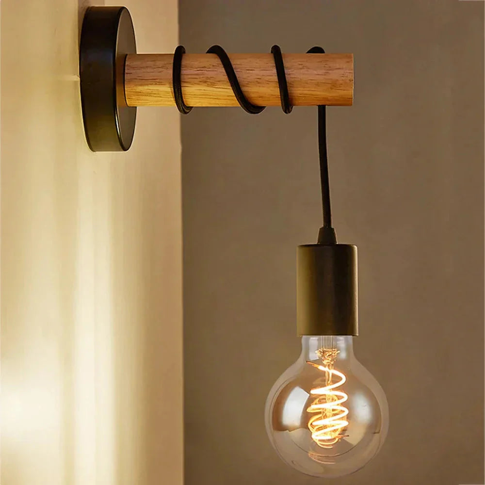 Applique Murale Design en Bois Scandinave