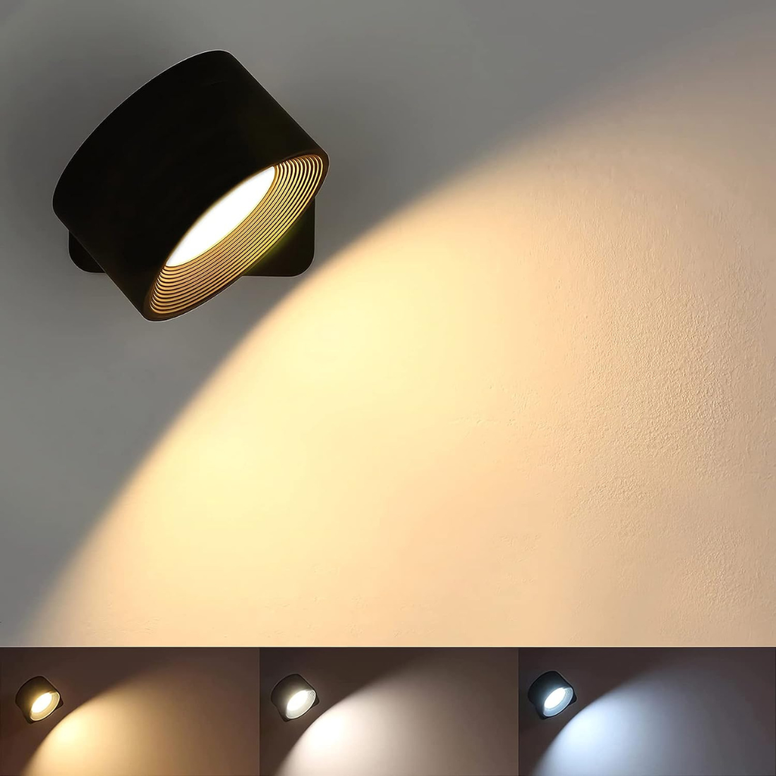 Applique Murale LED 360° Sans Fil Rechargeable