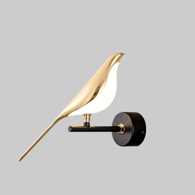 Applique Murale LED Design Oiseau Scandinave