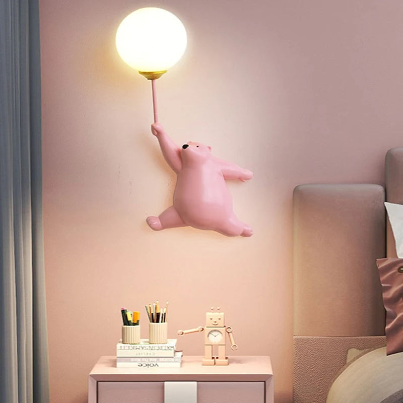 Applique Murale LED Design Ourson Magique