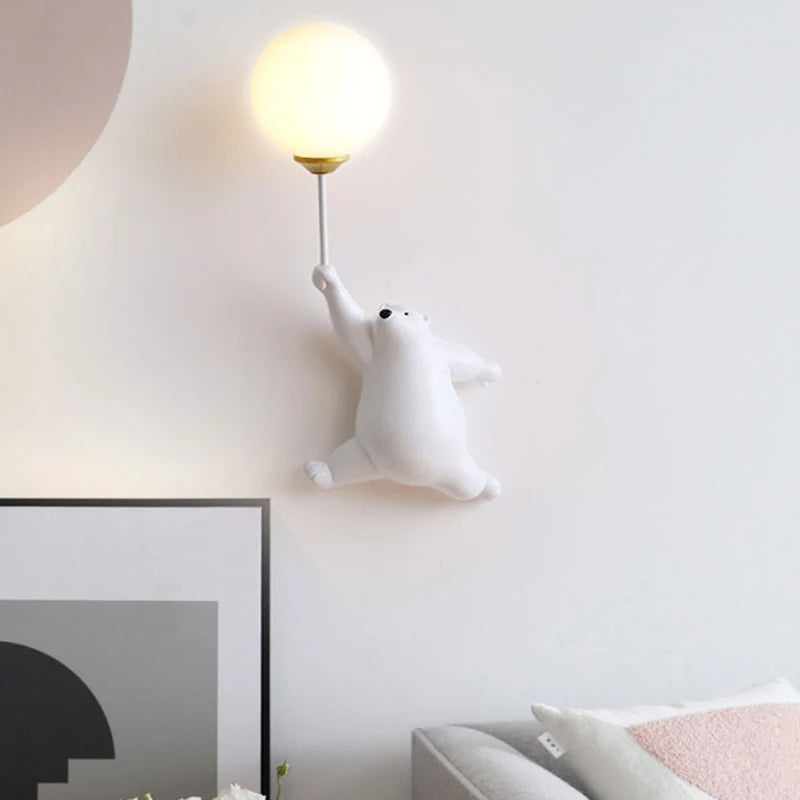 Applique Murale LED Design Ourson Magique
