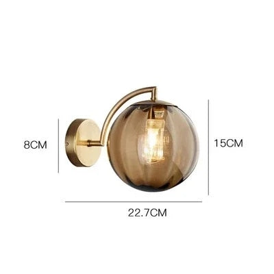 Applique Murale LED Luxe en Verre