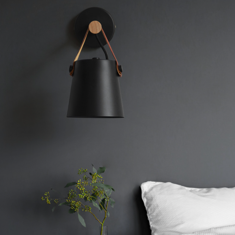 Applique Murale LED en Bois Style Scandinave