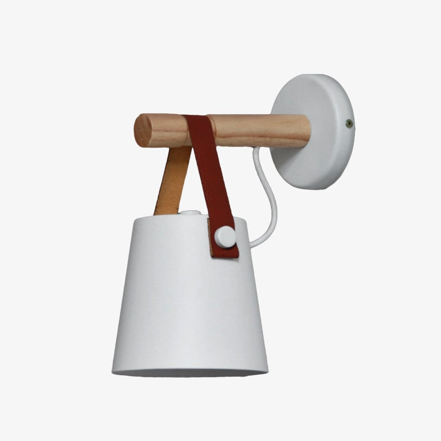 Applique Murale LED en Bois Style Scandinave