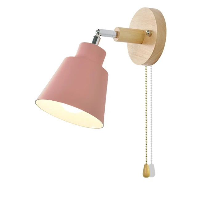 Applique Murale Pivotante avec Chaînette Design Moderne