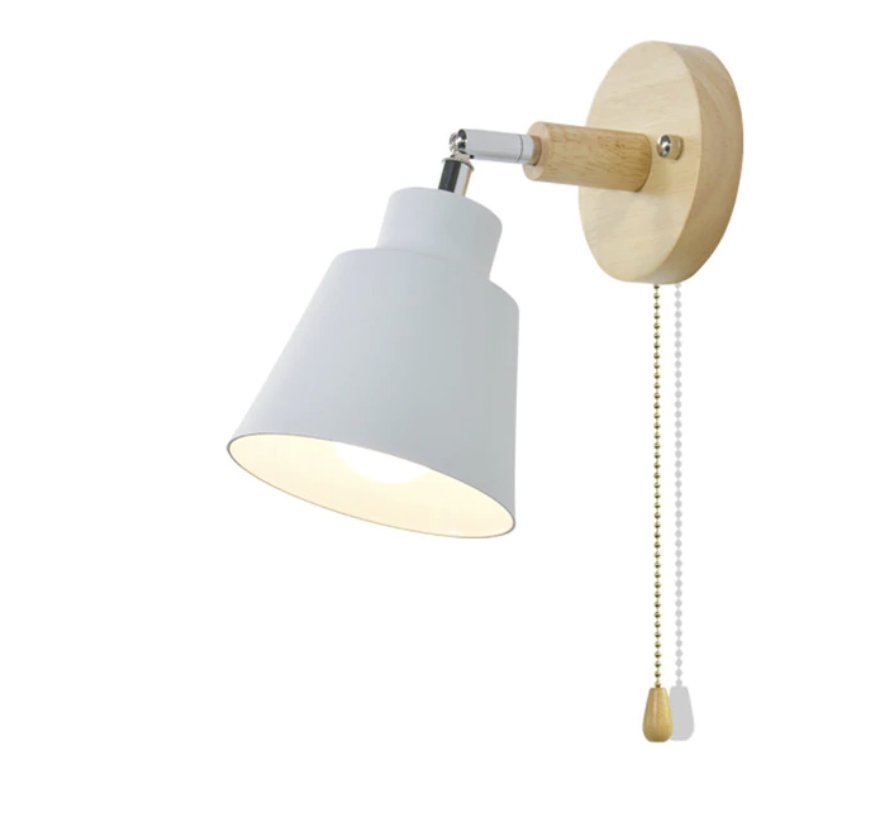 Applique Murale Pivotante avec Chaînette Design Moderne