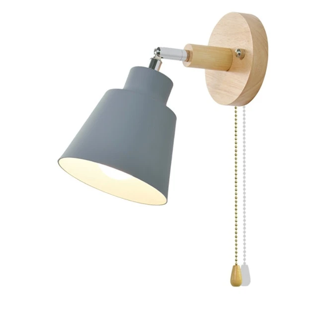 Applique Murale Pivotante avec Chaînette Design Moderne