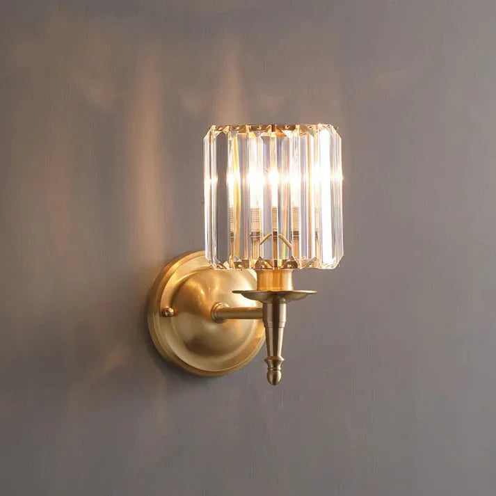 Applique Murale Style Cristal Vintage de Luxe pour Salon
