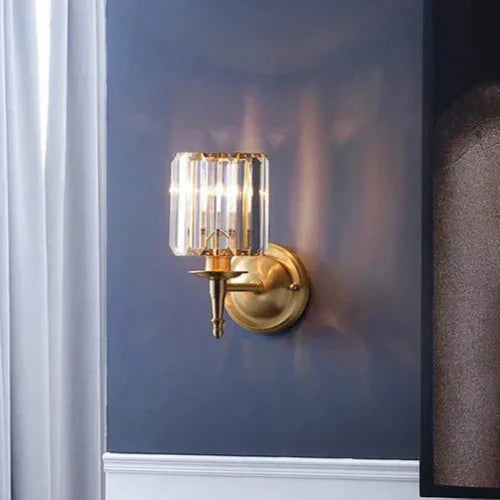 Applique Murale Style Cristal Vintage de Luxe pour Salon