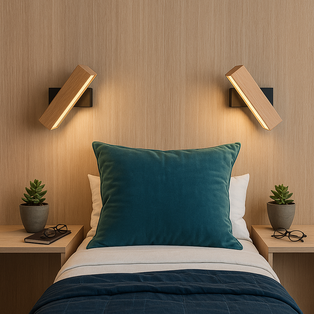 Applique Murale Design en Bois pour Chambre & Salon