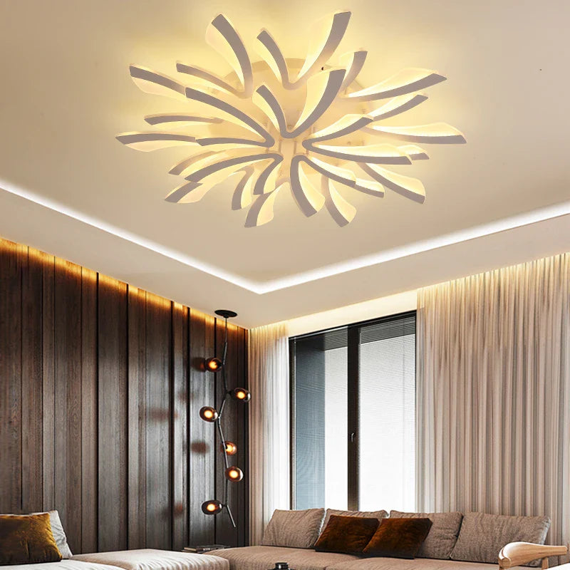 Plafonnier LED - Luminaire Moderne pour Intérieurs Élégants et Contemporains