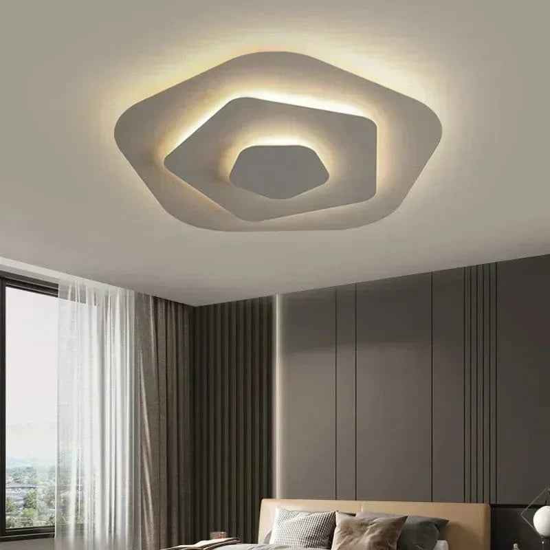 Plafonnier LED Luminaire Design en Spirale Raffiné