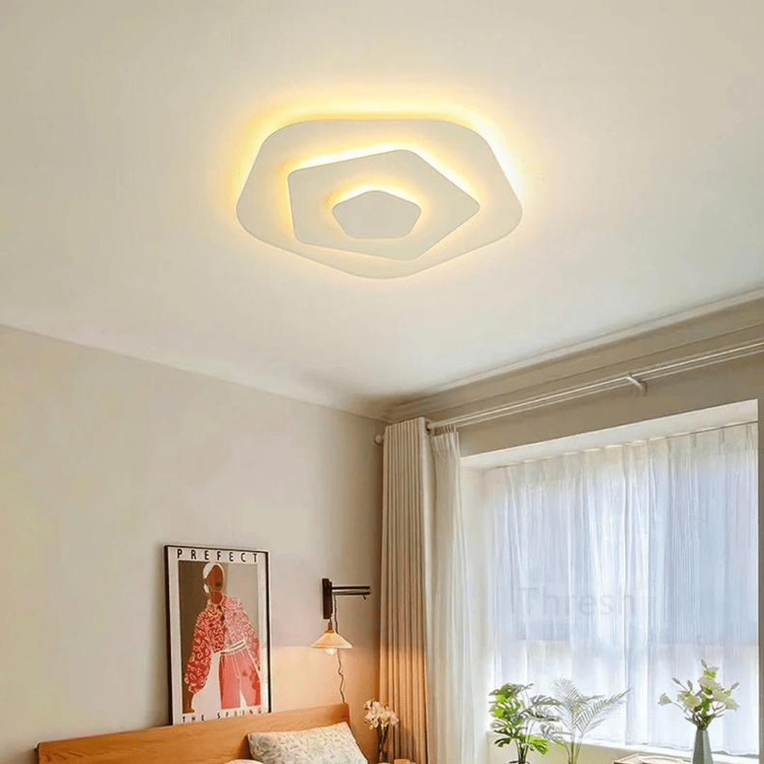 Plafonnier LED Luminaire Design en Spirale Raffiné