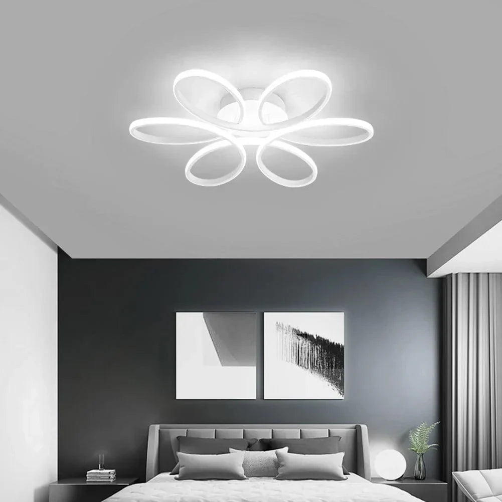Plafonnier Luminaire Design Sculptural Élégant