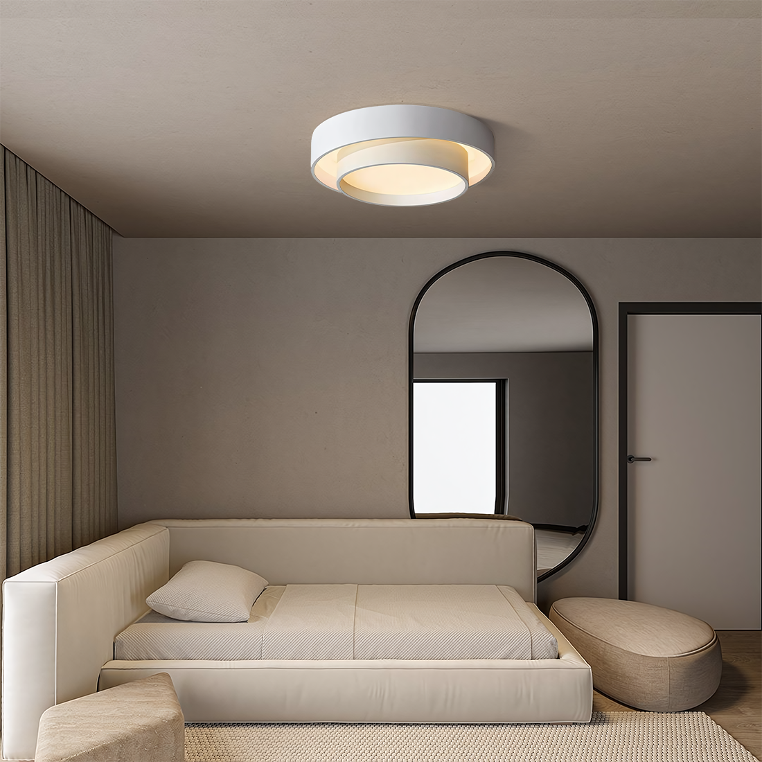 Plafonnier Luminaire Disque Moderne