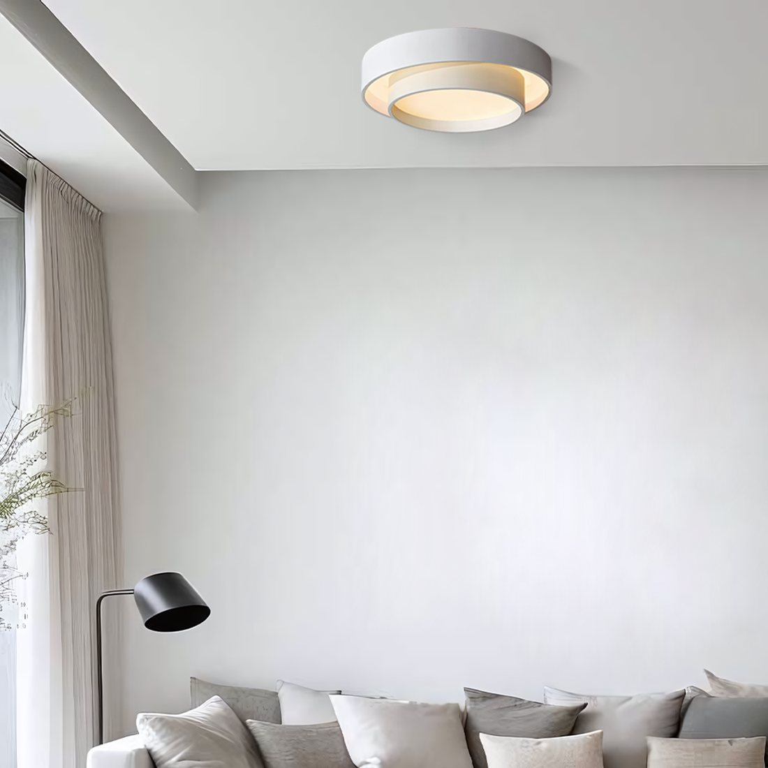 Plafonnier Luminaire Disque Moderne