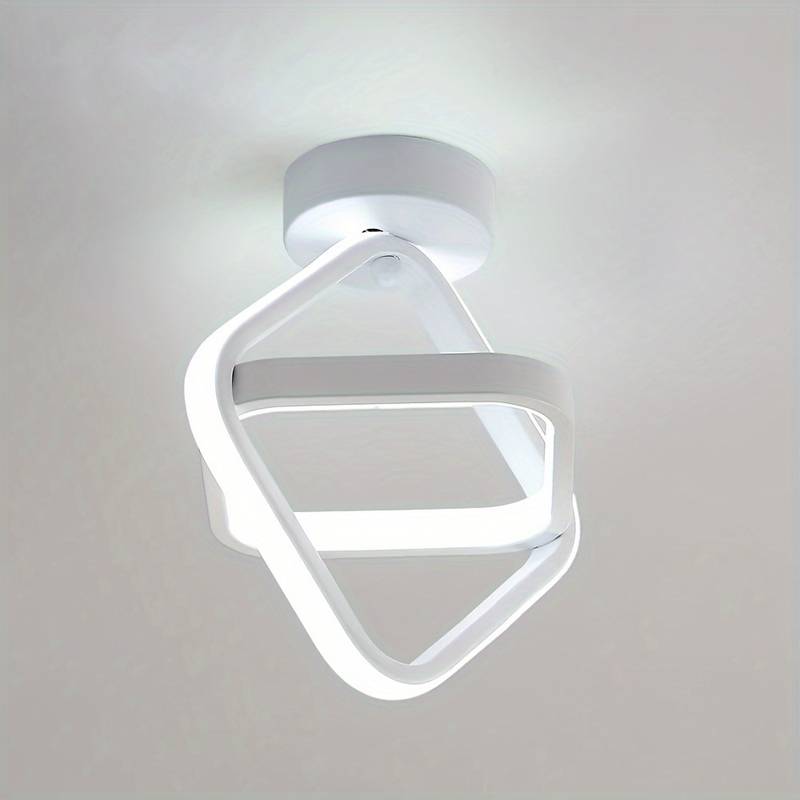 Plafonnier Luminaire LED Design Artistique Torsadé