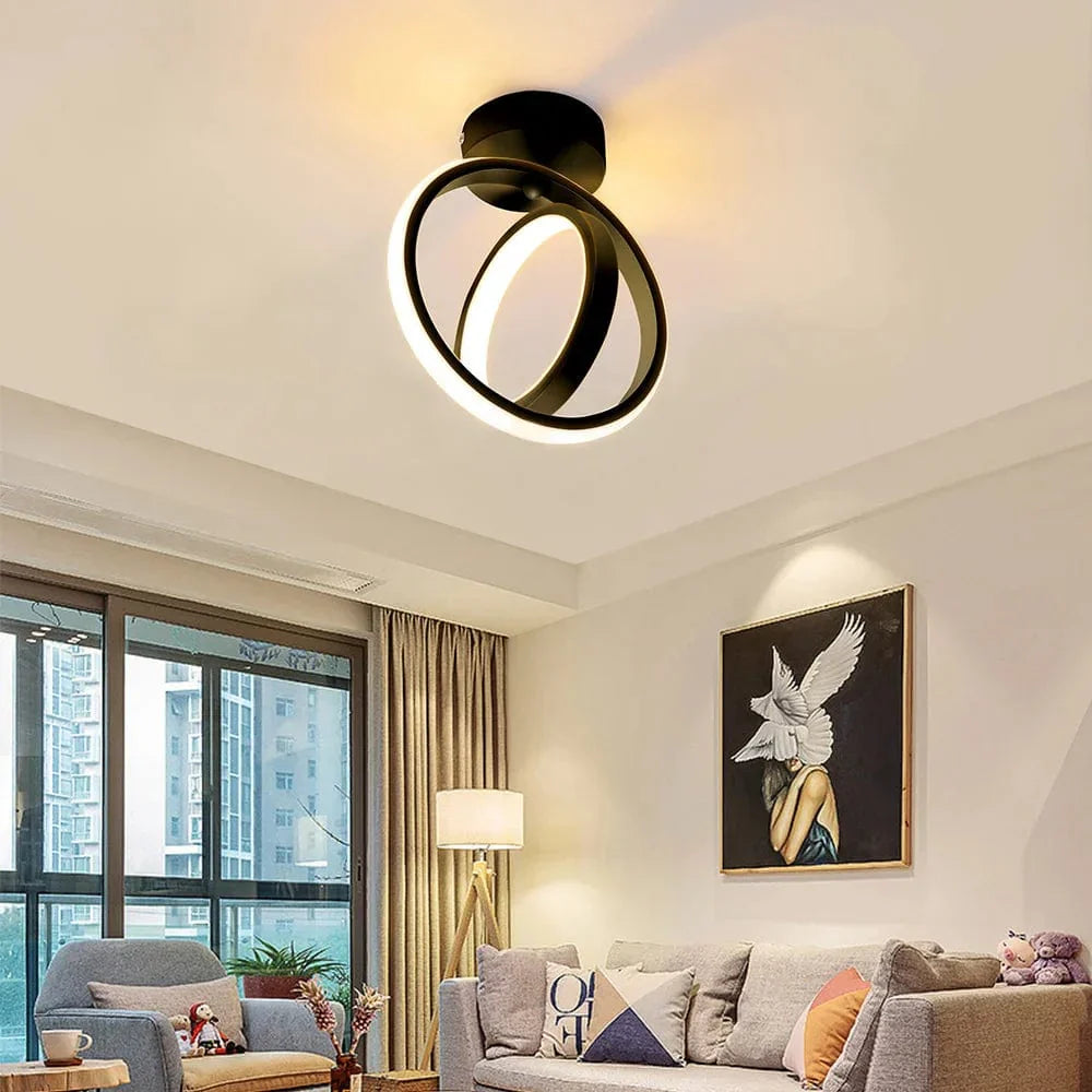 Plafonnier Luminaire LED Design Rotatif