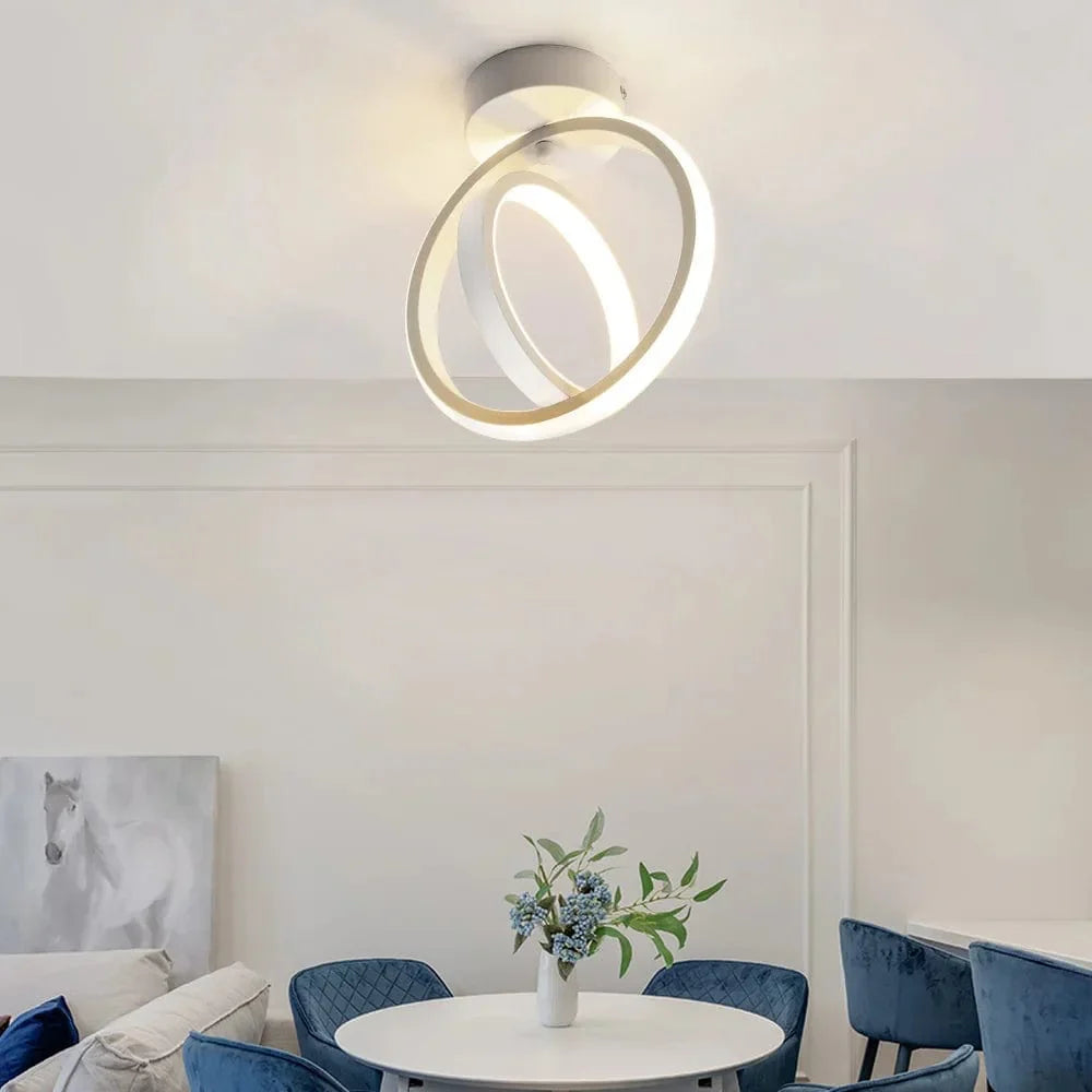 Plafonnier Luminaire LED Design Rotatif