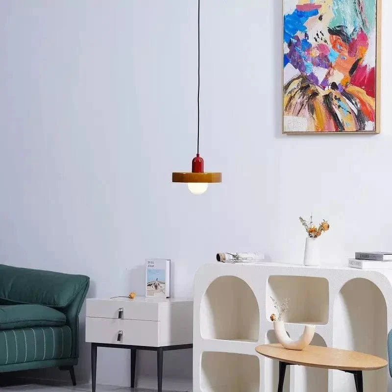 Suspension Luminaire Vintage en Verre