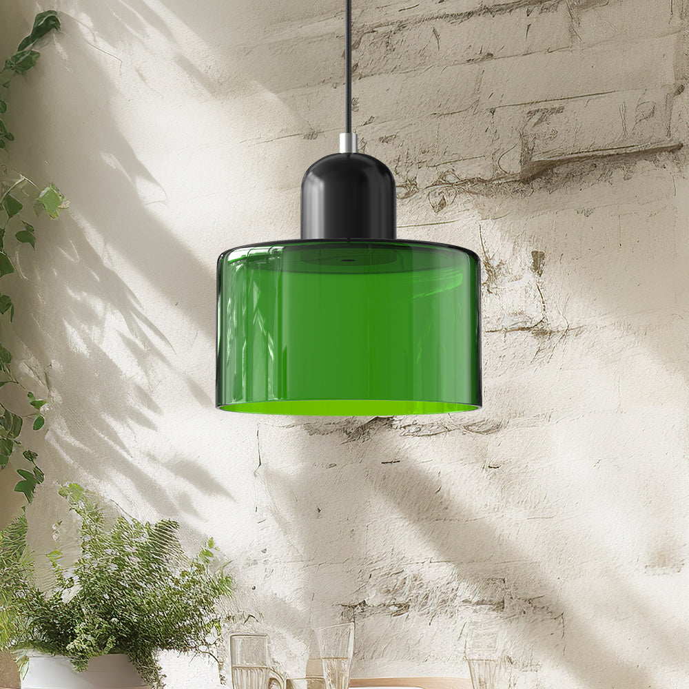 Suspension Luminaire en Verre Style Bauhaus Créatif