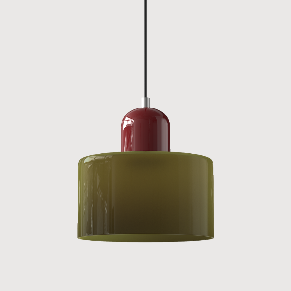Suspension Luminaire en Verre Style Bauhaus Créatif