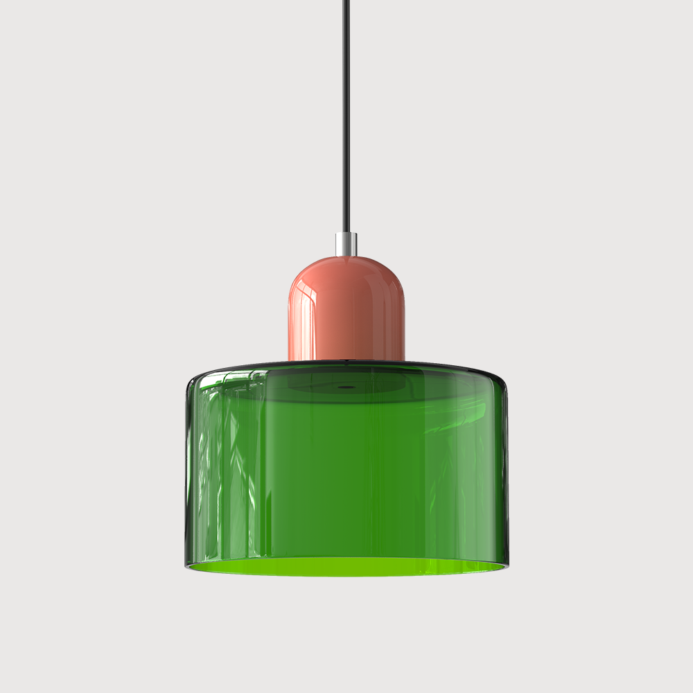 Suspension Luminaire en Verre Style Bauhaus Créatif