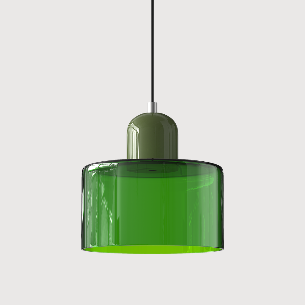 Suspension Luminaire en Verre Style Bauhaus Créatif