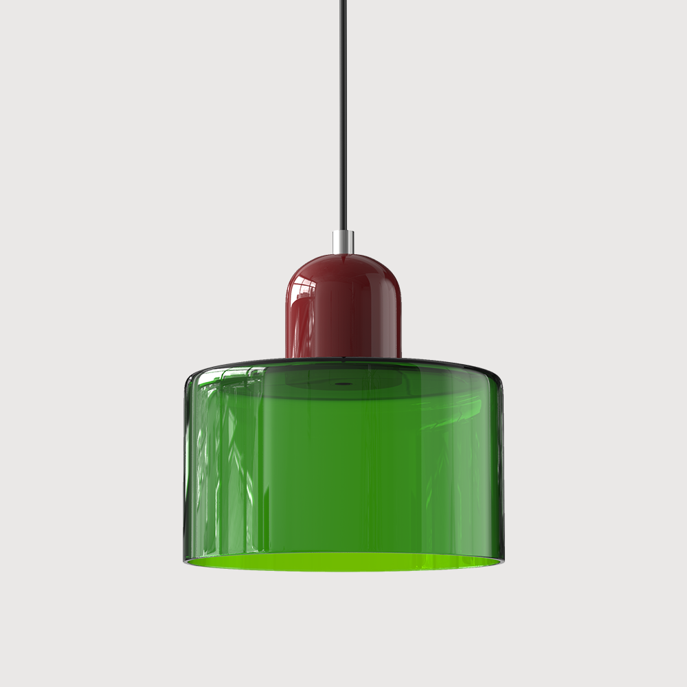 Suspension Luminaire en Verre Style Bauhaus Créatif