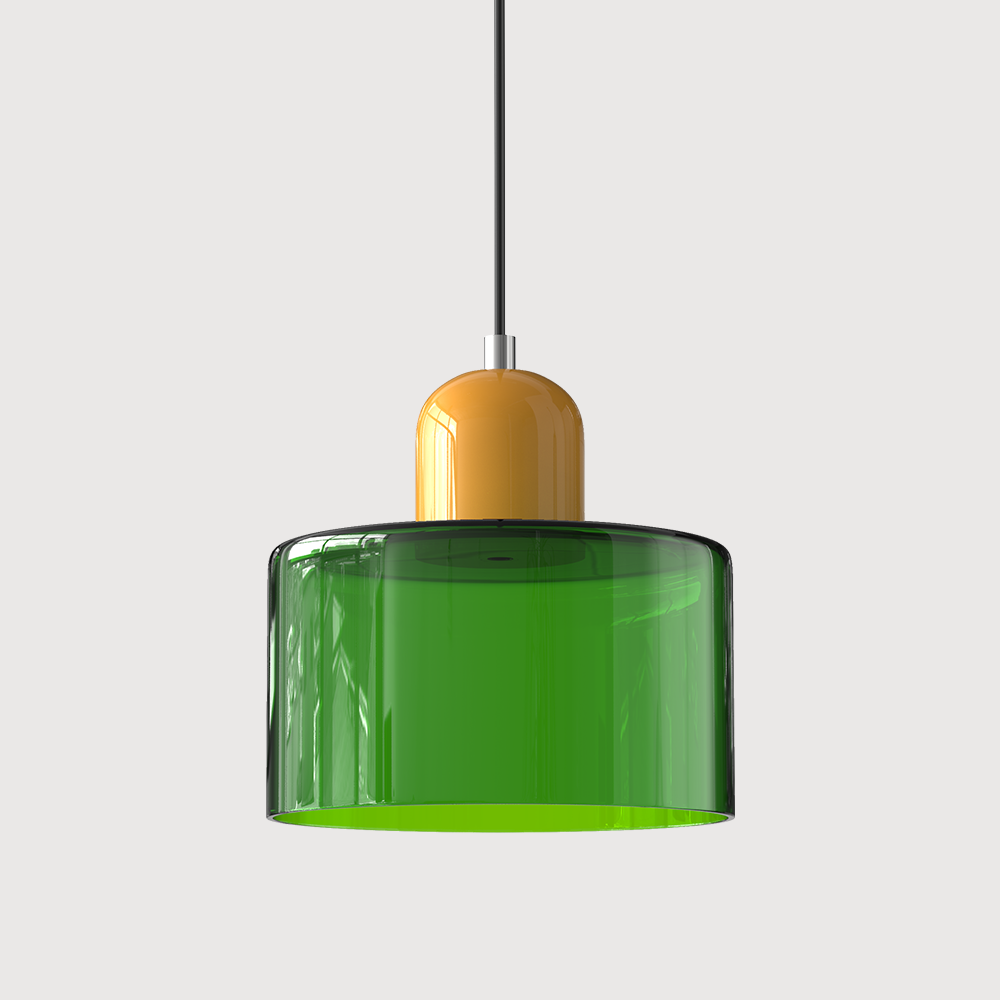 Suspension Luminaire en Verre Style Bauhaus Créatif